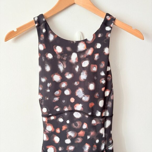 Lululemon Court Crush Tennis Dress NWT Haze Dot Inverse Orange Multi SIze 6 - Picture 8 of 11